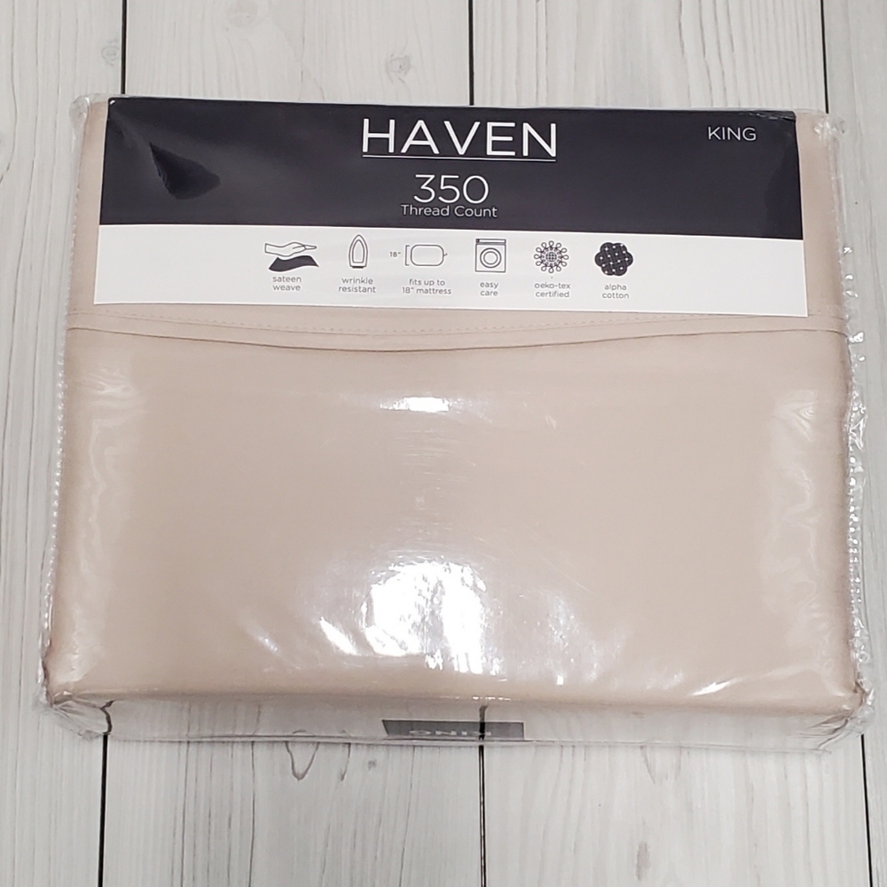 Sunham Cotton 350-Thread. King Sheets